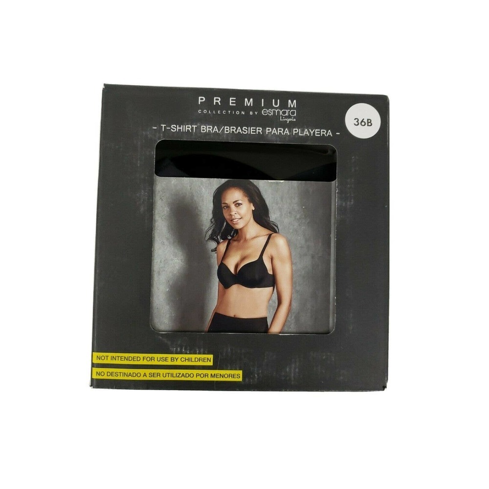 New Premium T-Shirt Bra Esmara Lingerie 36b black